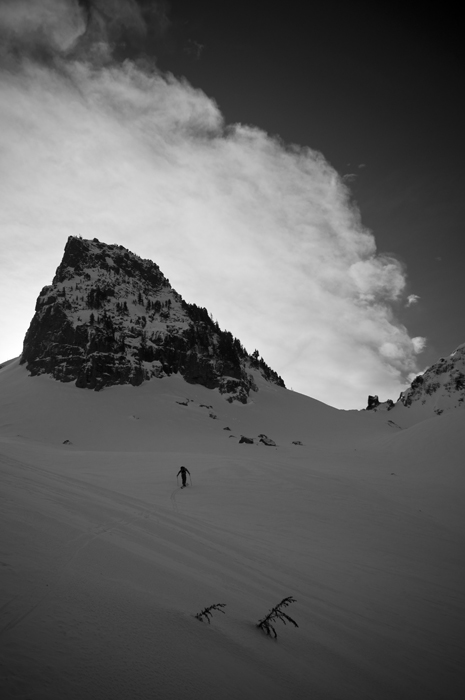 Jonny Skinning Towards The Castle