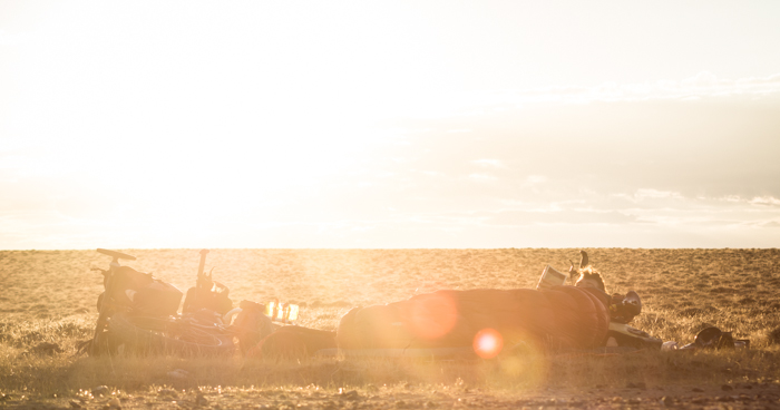 Sunrise in the Great Divide Basin