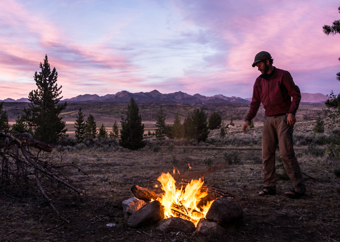 Sunset Over the Wind Rivers