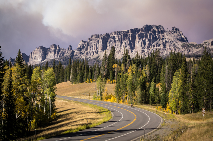 Pinnacle Buttes and Wildfire Clouds