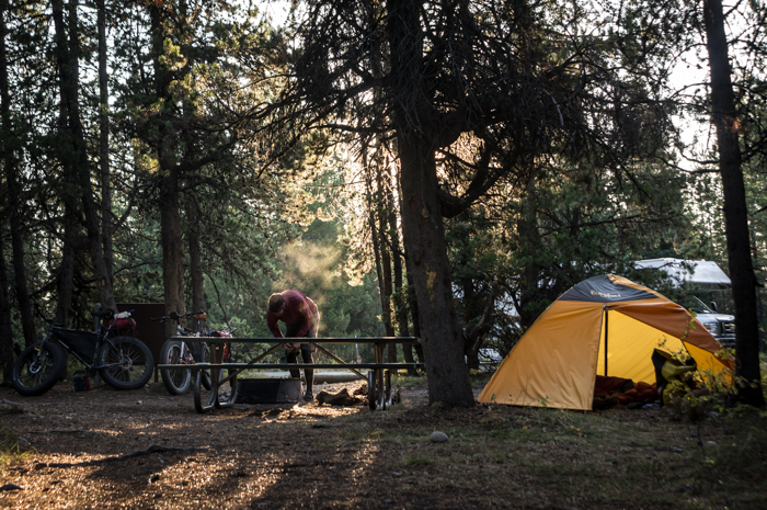 Colter Bay Campground in Morning Light
