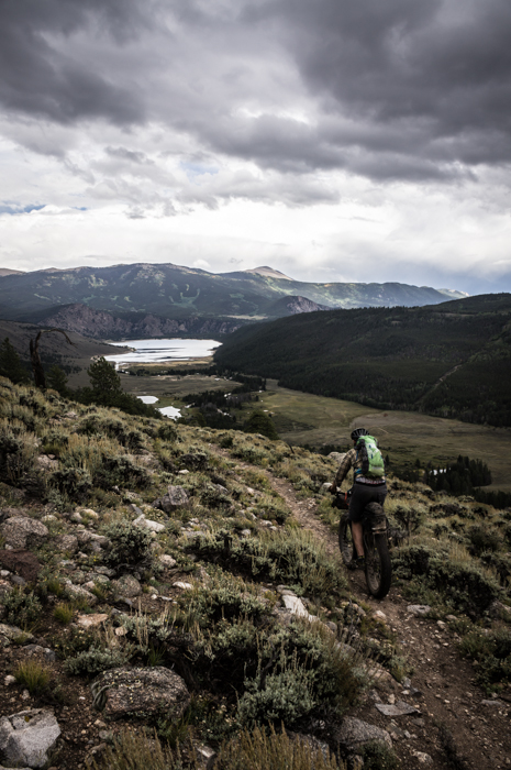 Descending to Clear Creek Resevoir 
